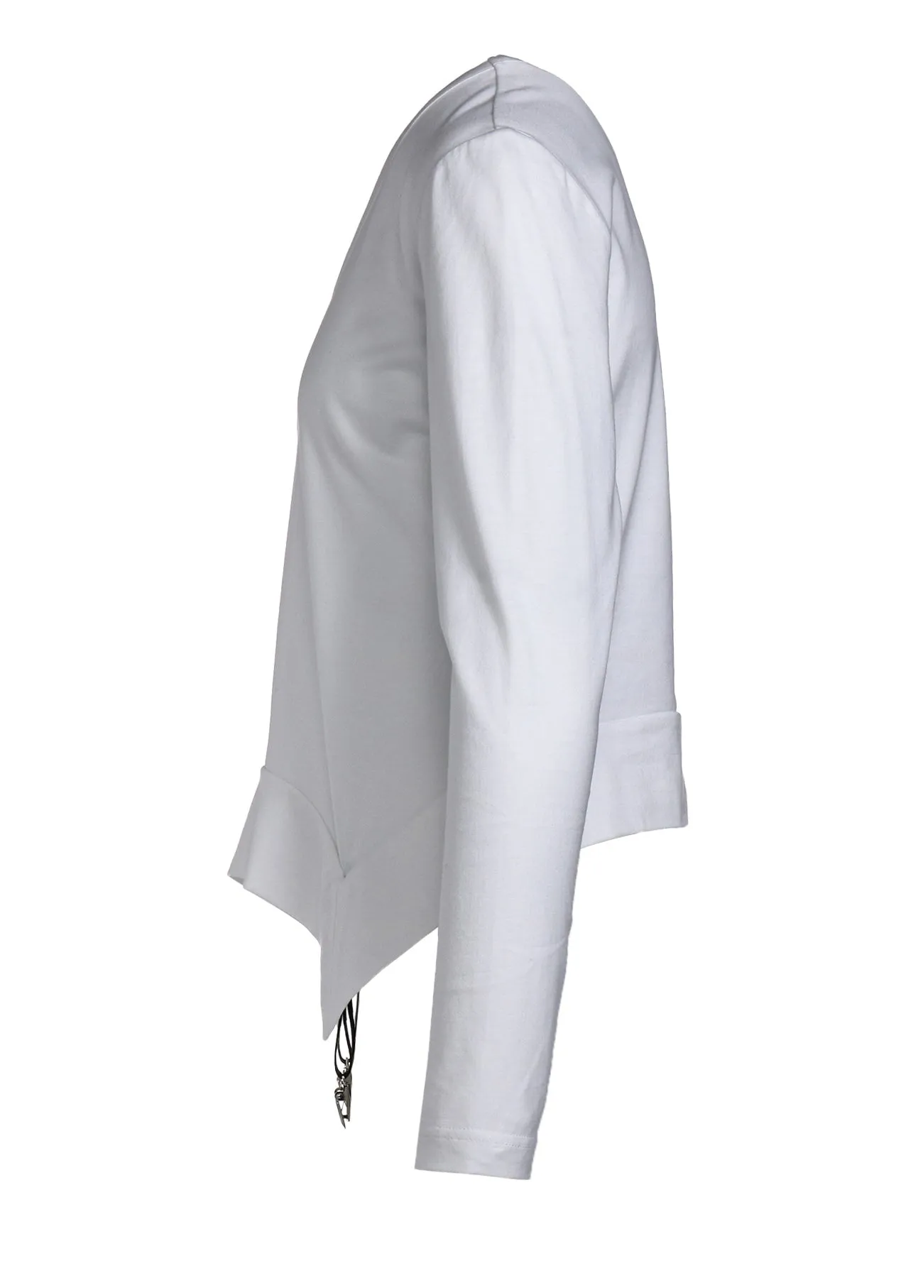 SINGLE JERSEY T-SHIRT WITH SUSPENDERS sold by Yohji Yamamoto product image thumbnail 3