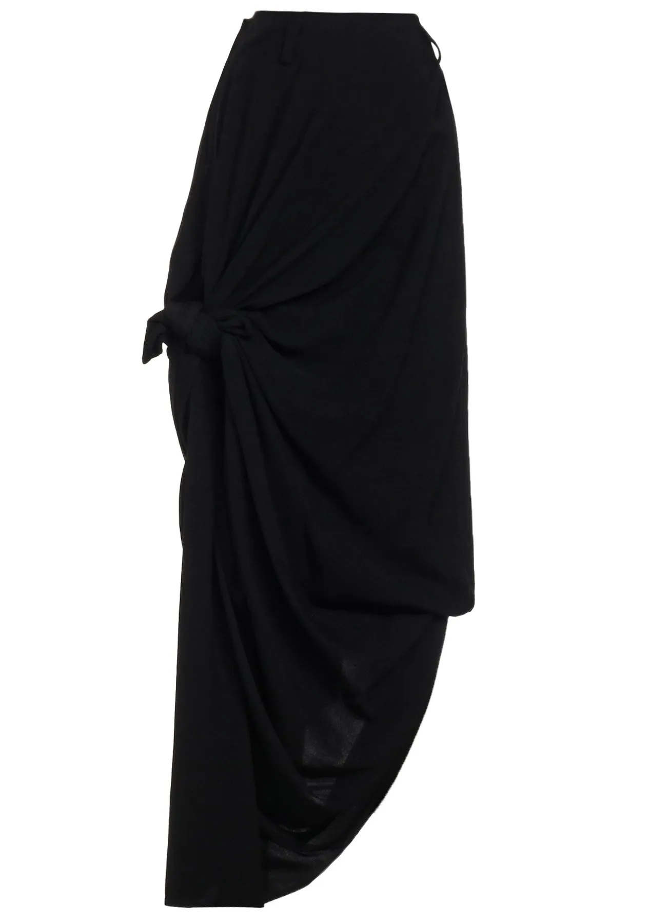 TWILL KNOT DETAIL SKIRT sold by Yohji Yamamoto product image thumbnail 2