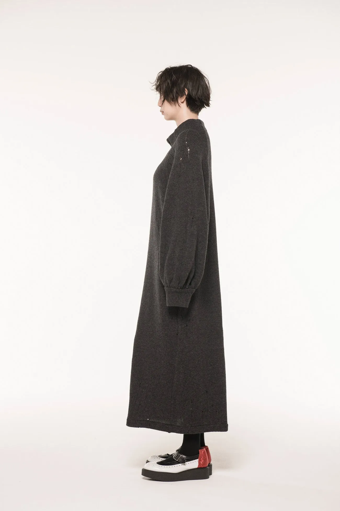 Double Rib Jersey Raglan One-Piece sold by Yohji Yamamoto product image thumbnail 5