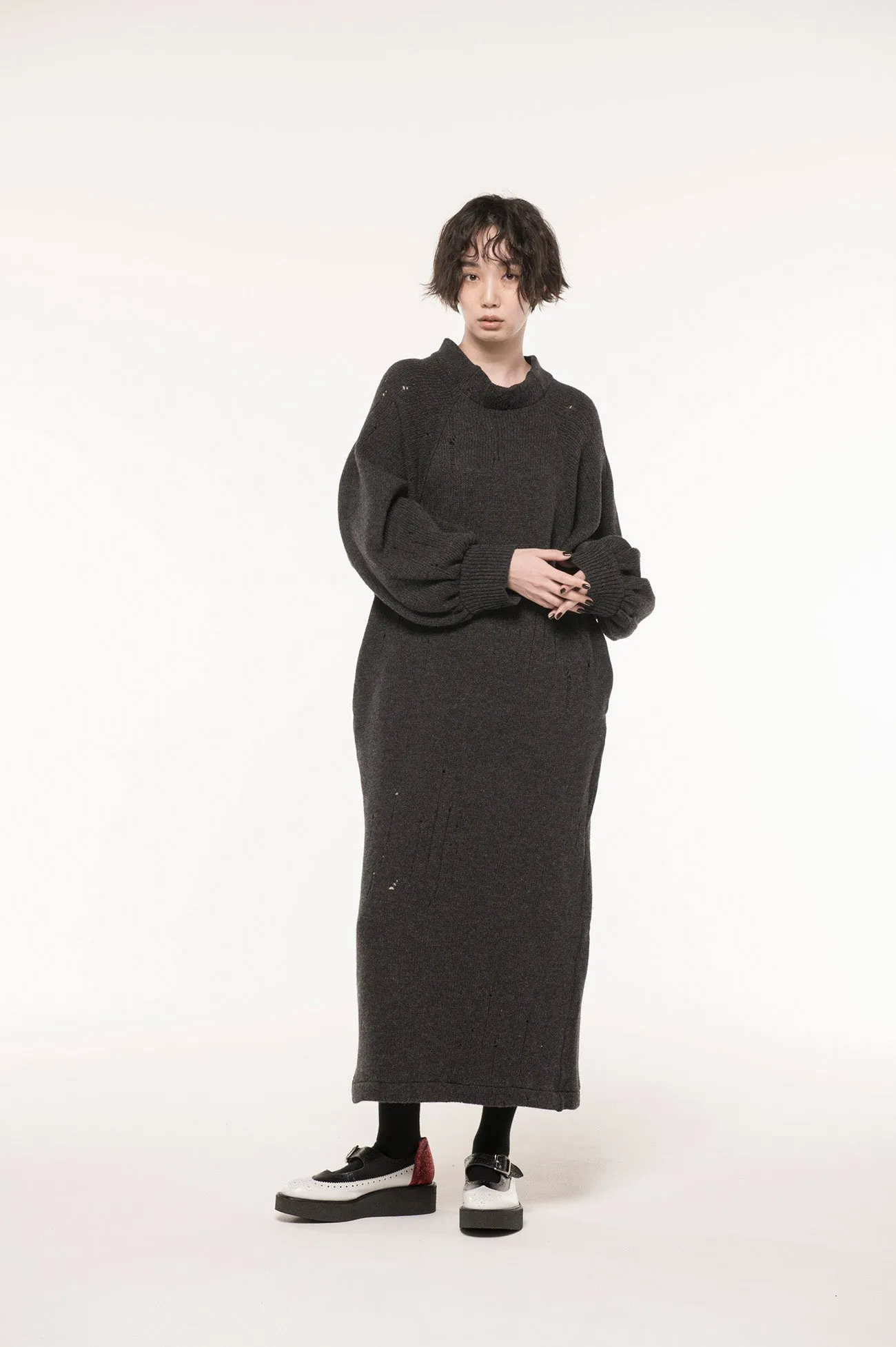 Double Rib Jersey Raglan One-Piece sold by Yohji Yamamoto product image thumbnail 4