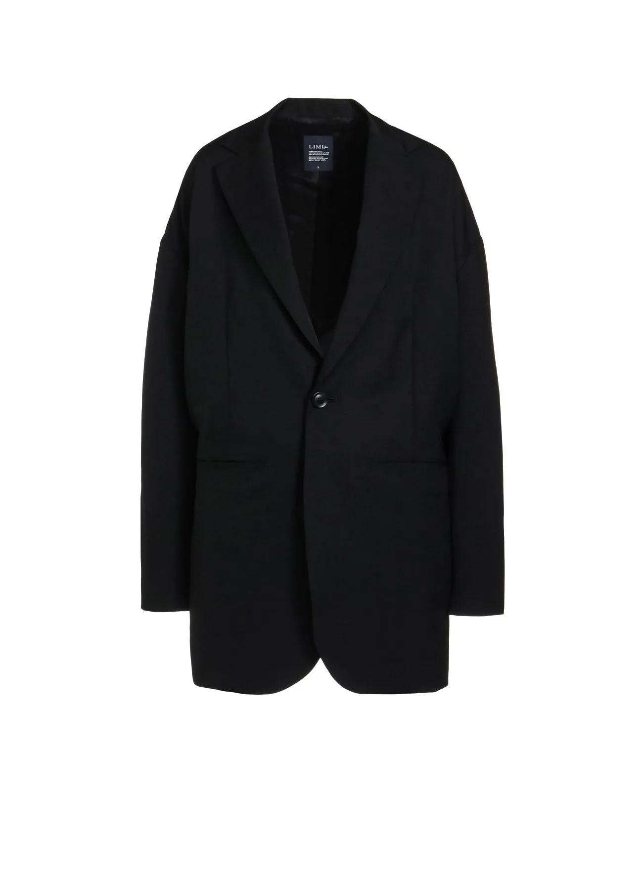 WOOL GABARDINE WIDE SHOULDER JACKET sold by Yohji Yamamoto