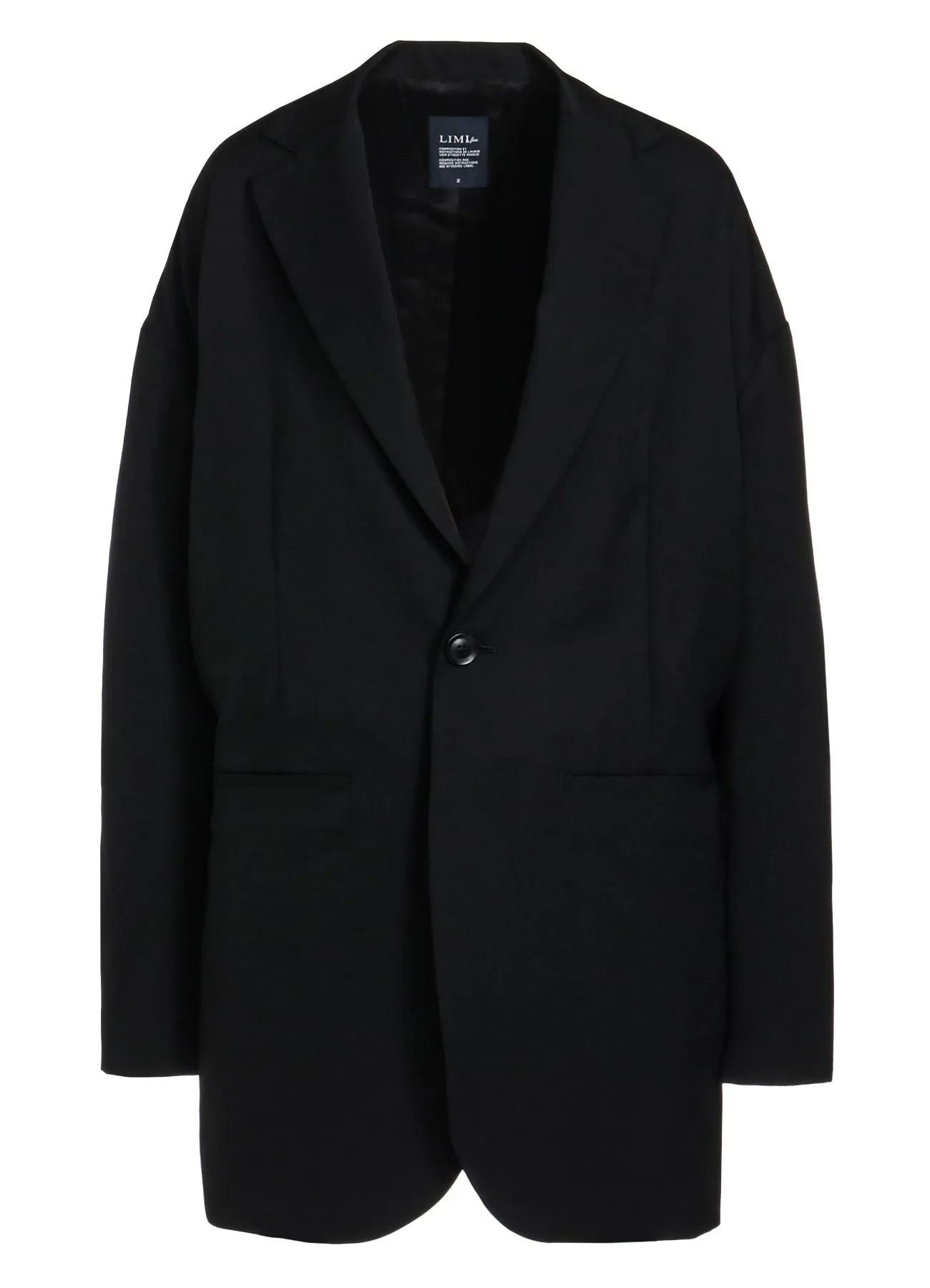 WOOL GABARDINE WIDE SHOULDER JACKET sold by Yohji Yamamoto product image thumbnail 2
