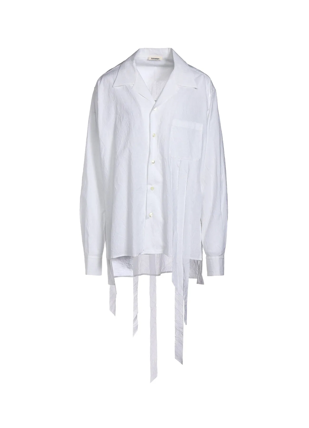 WASHER TYPEWRITER FRINGE SHIRT sold by Yohji Yamamoto