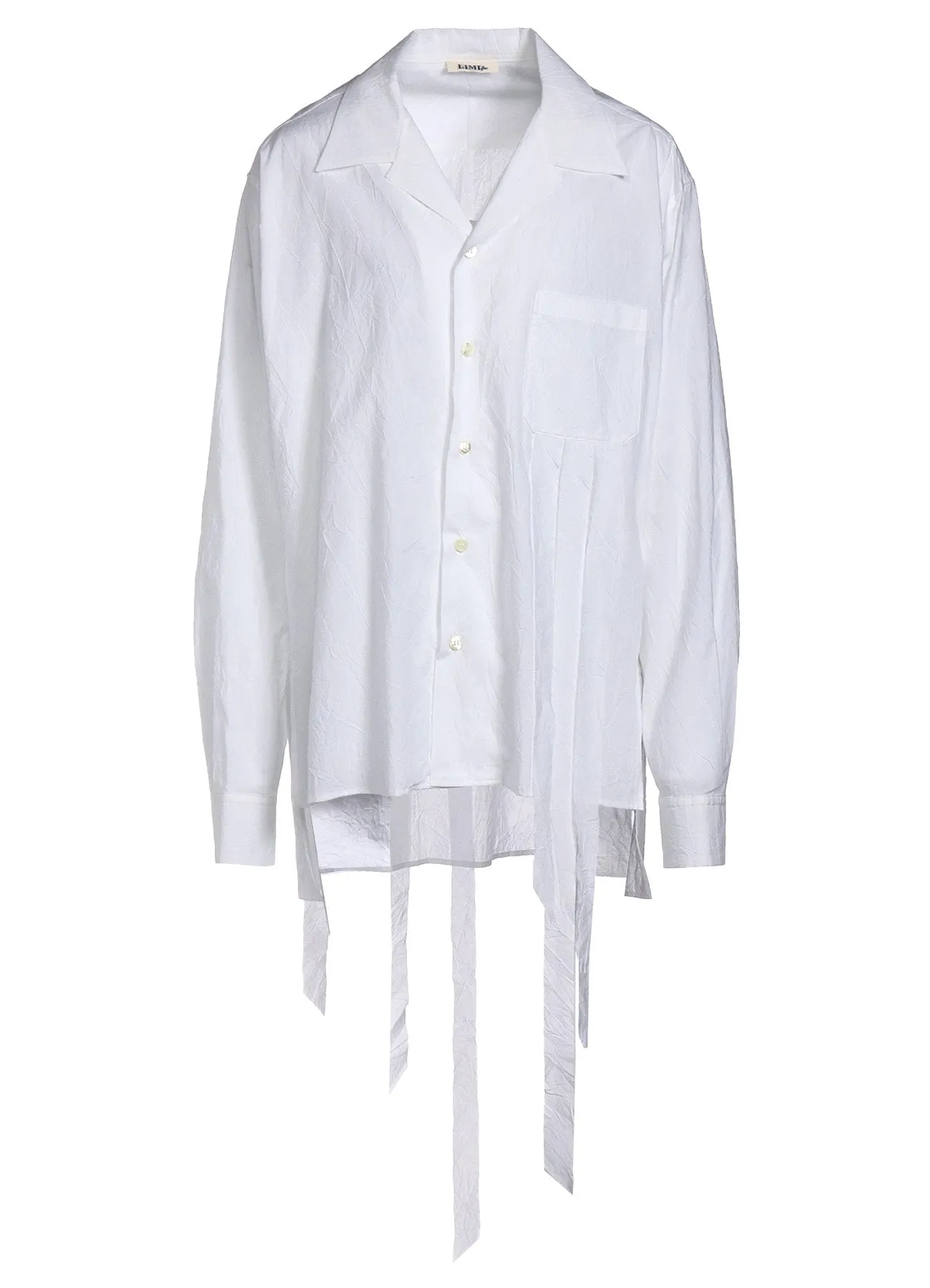 WASHER TYPEWRITER FRINGE SHIRT sold by Yohji Yamamoto product image thumbnail 2