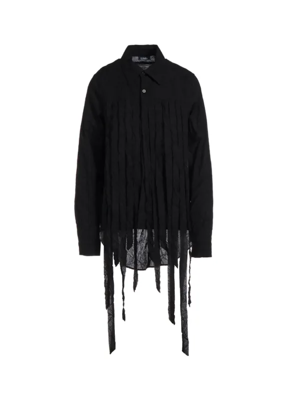 WASHER TYPEWRITER FRINGE SHIRT sold by Yohji Yamamoto