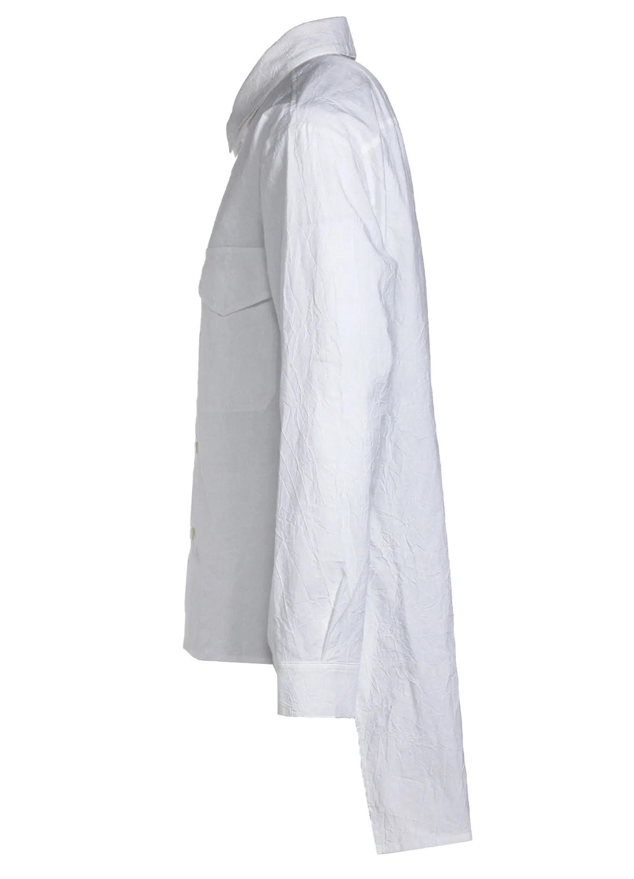 WASHER TYPEWRITER LAYERED COLLAR SHIRT sold by Yohji Yamamoto product image thumbnail 3