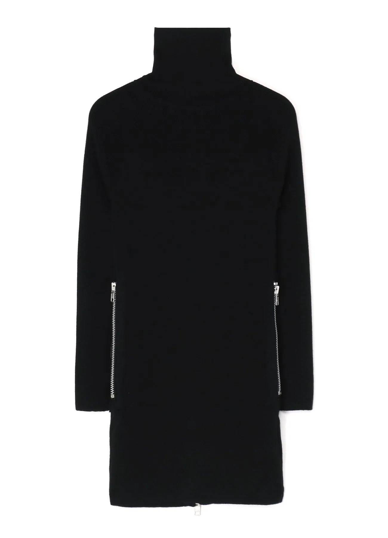 SOFT WOOL TURTLENECK PULLOVER DRESS WITH FASTENER sold by Yohji Yamamoto product image thumbnail 2