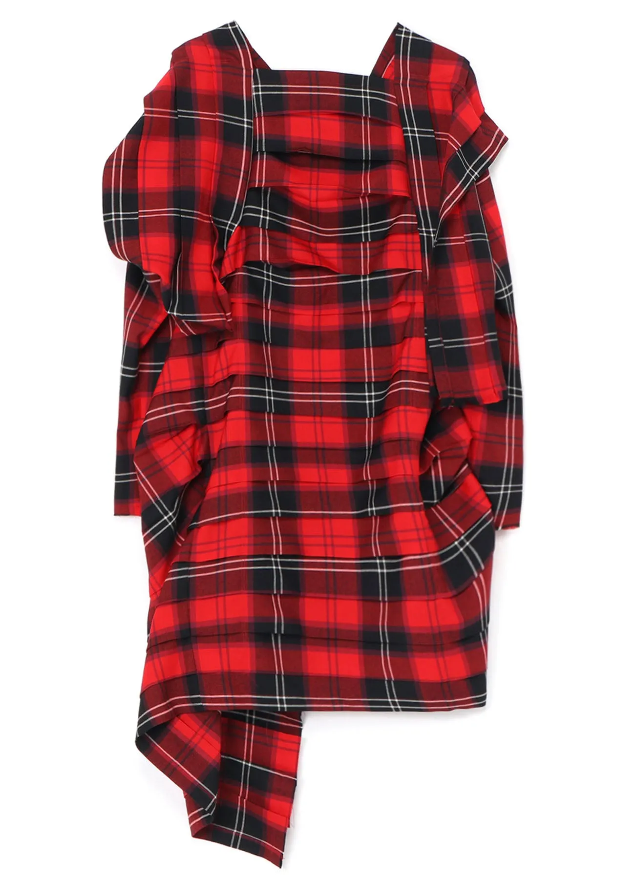 LONG DRESS WITH HORIZONTAL PLEATS sold by Yohji Yamamoto product image thumbnail 3