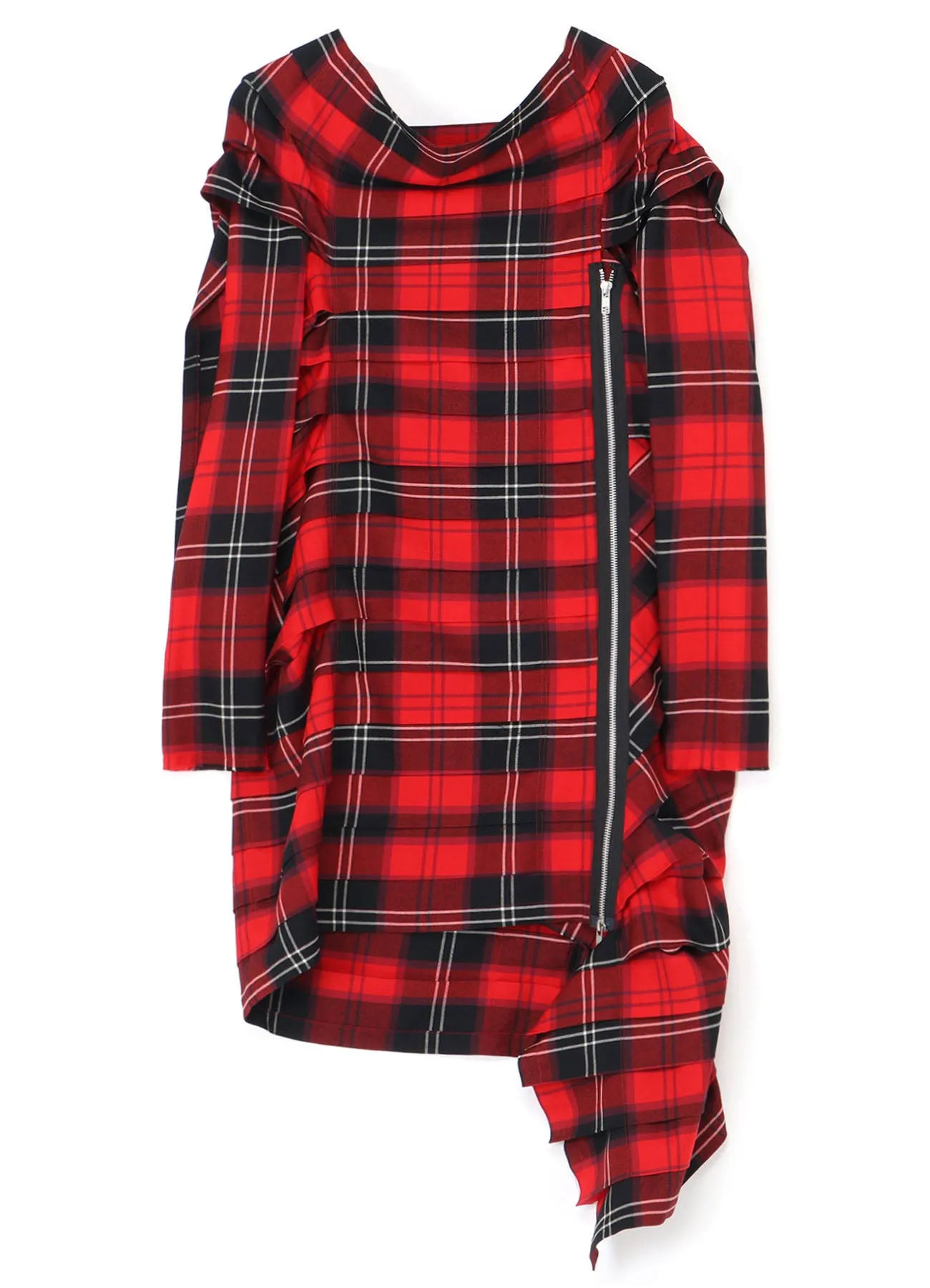 LONG DRESS WITH HORIZONTAL PLEATS sold by Yohji Yamamoto product image thumbnail 2