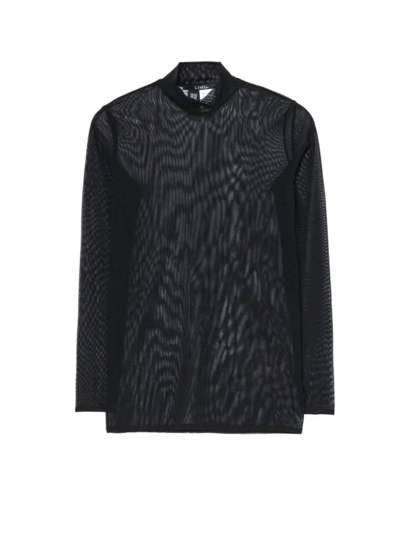 TULLE HIGH NECK PULLOVER sold by Yohji Yamamoto