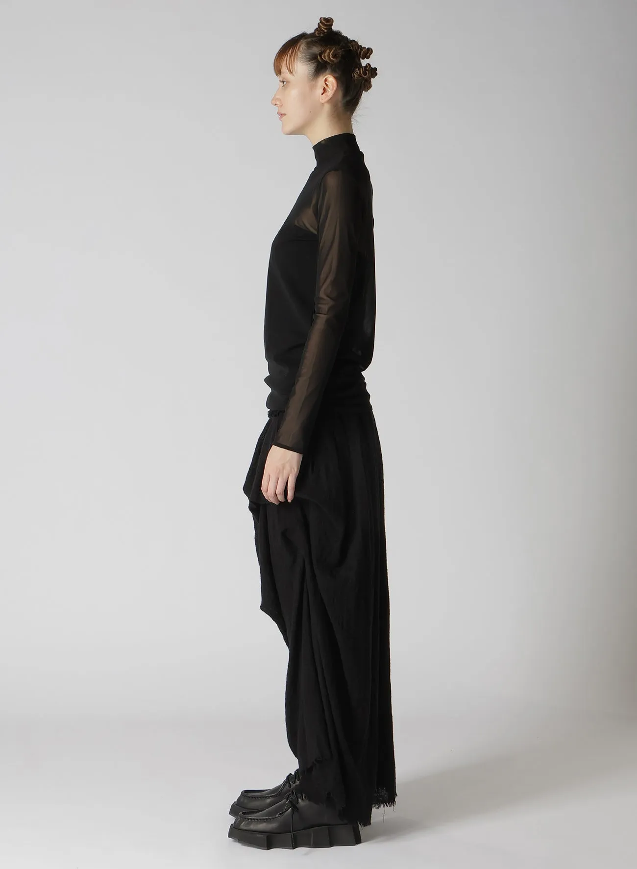 TULLE HIGH NECK PULLOVER sold by Yohji Yamamoto product image thumbnail 5