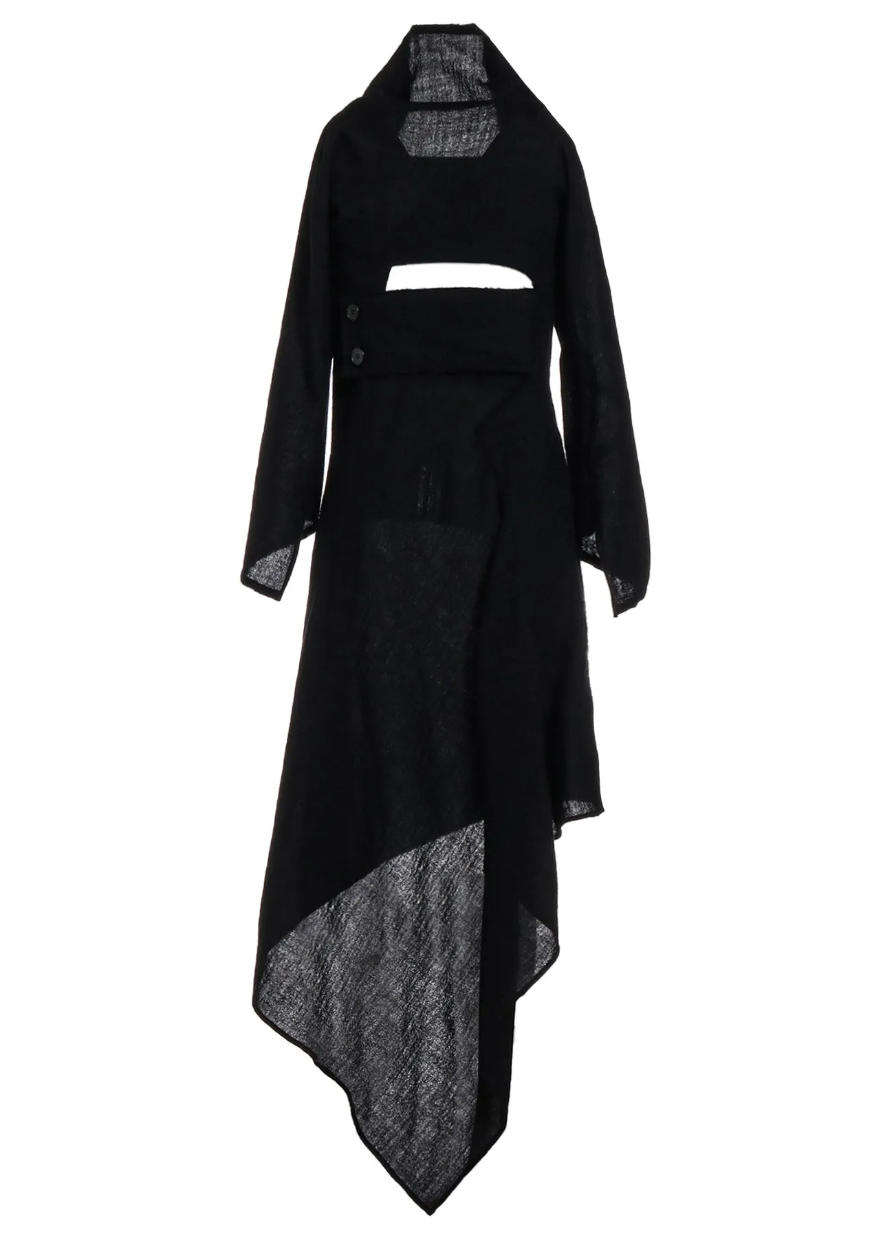 VIYELLA DRAPE DETAIL DRESS sold by Yohji Yamamoto product image thumbnail 3