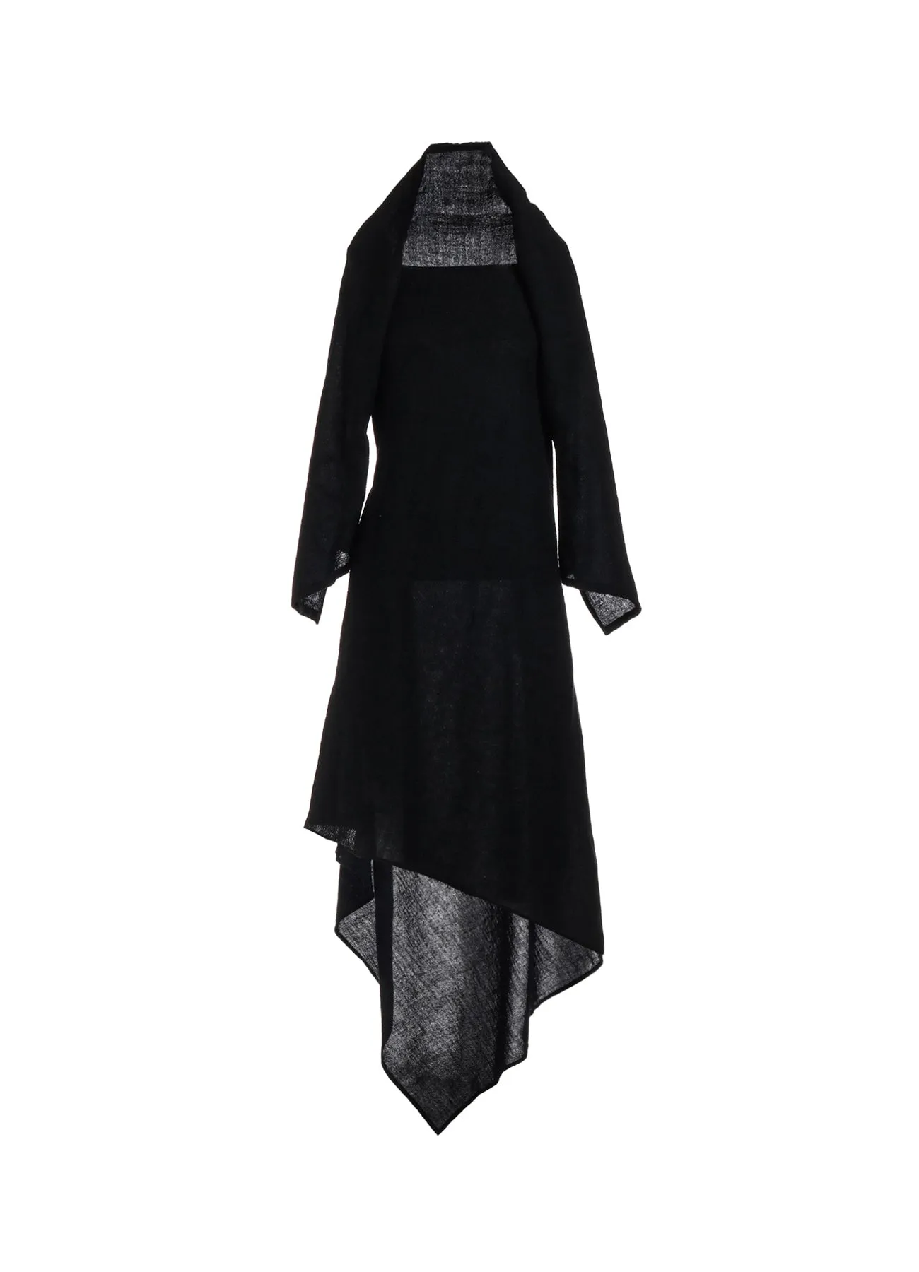 VIYELLA DRAPE DETAIL DRESS sold by Yohji Yamamoto