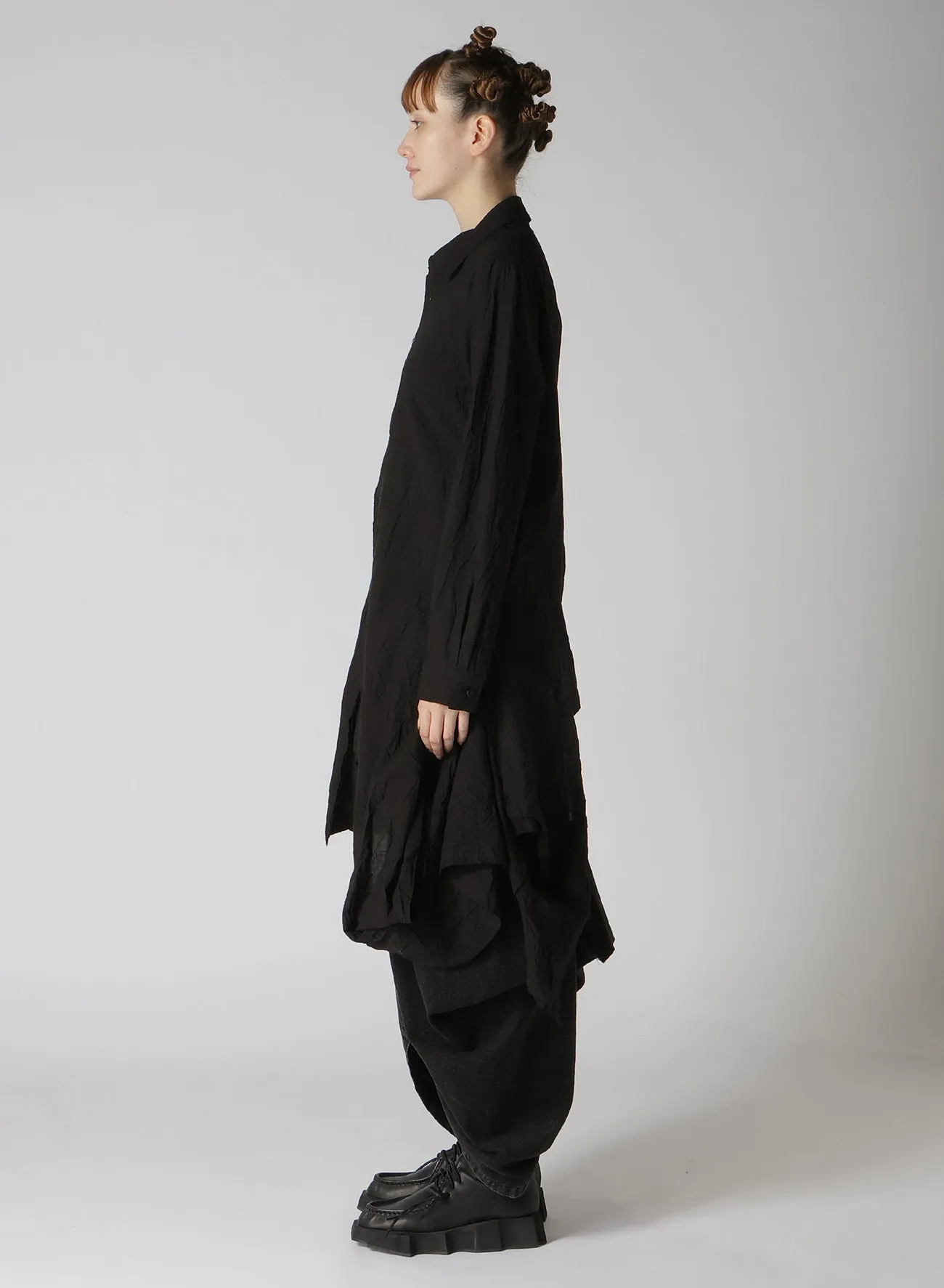 WASHER TYPEWRITER BOX HEM SHIRT sold by Yohji Yamamoto product image thumbnail 5