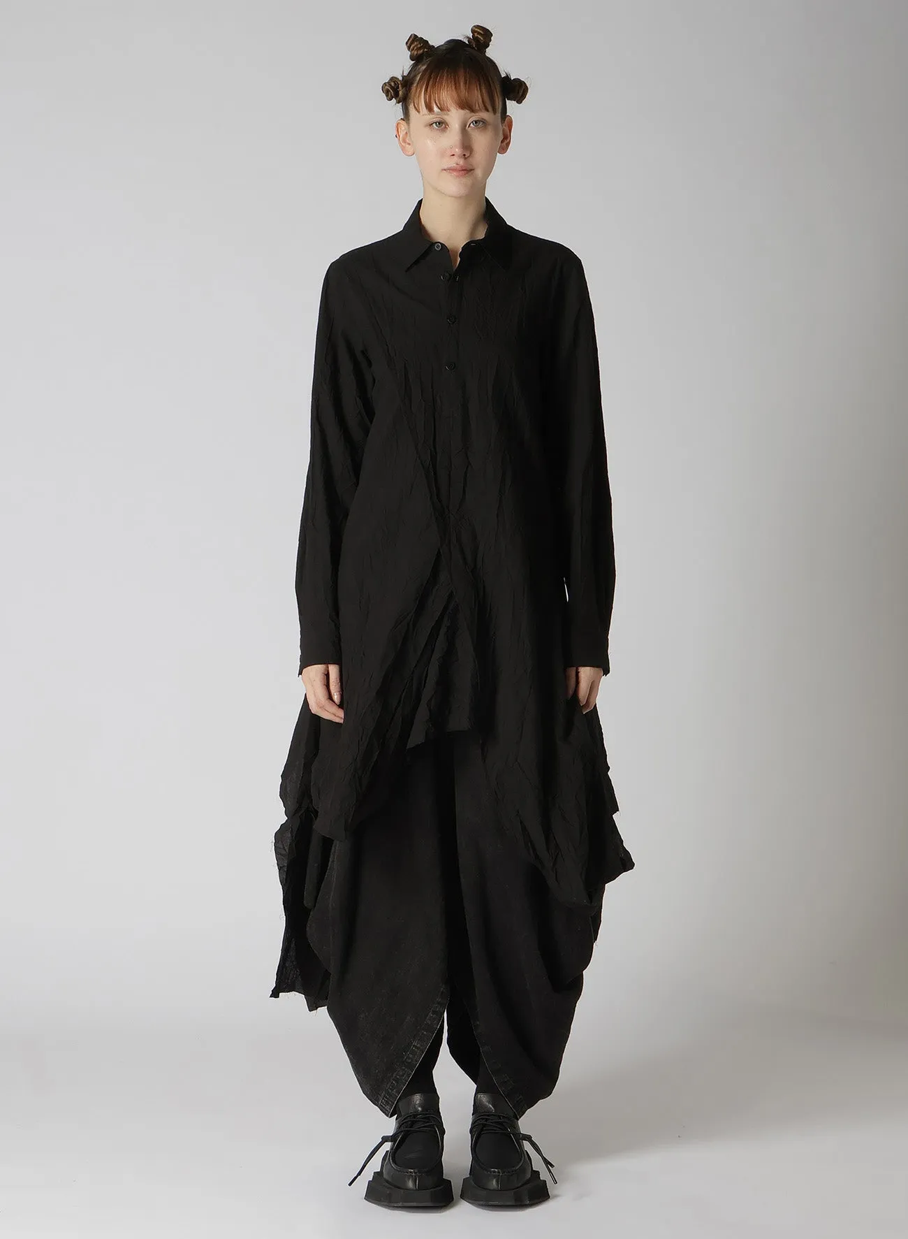 WASHER TYPEWRITER BOX HEM SHIRT sold by Yohji Yamamoto product image thumbnail 4