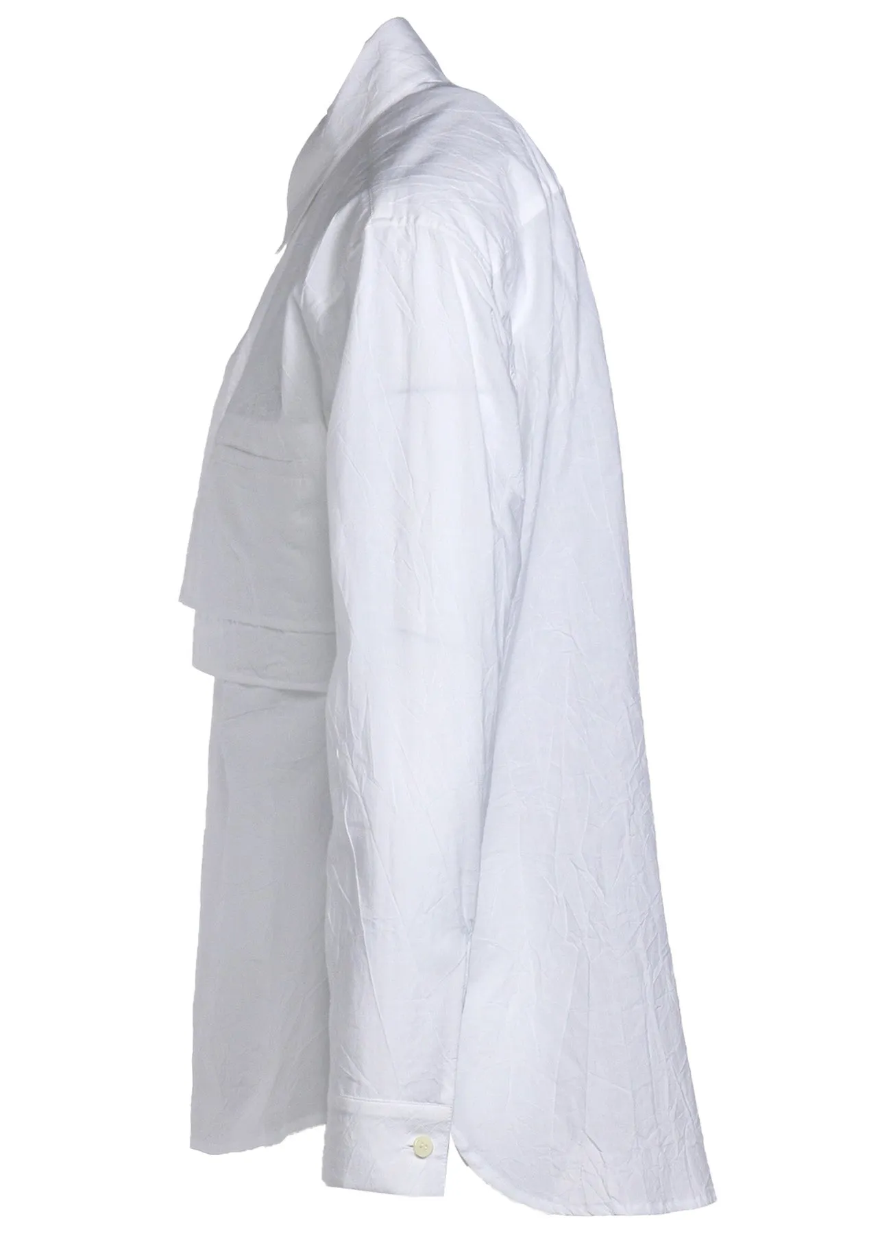 WASHER TYPEWRITER RAIN COAT LIKE SHIRT sold by Yohji Yamamoto product image thumbnail 3