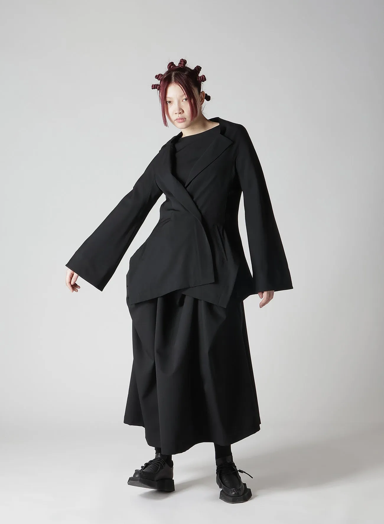 WOOL GABARDINE SLIT JACKET sold by Yohji Yamamoto product image thumbnail 5