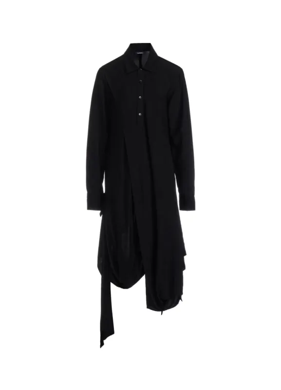 TWILL BOX HEM SHIRT sold by Yohji Yamamoto