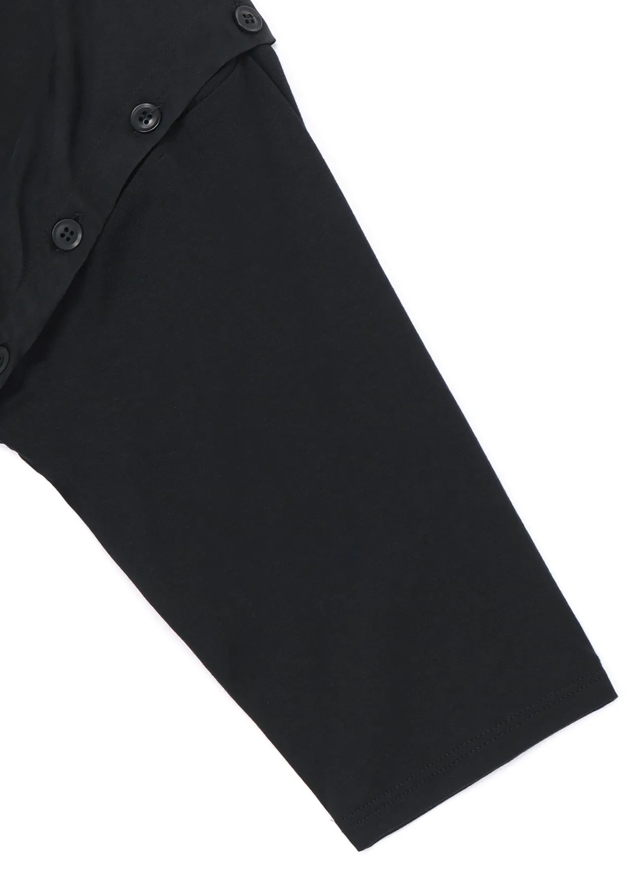 LYOCELL/COTTON JERSEY DRESS WITH ASYMMETRIC HEMLINE sold by Yohji Yamamoto product image thumbnail 5