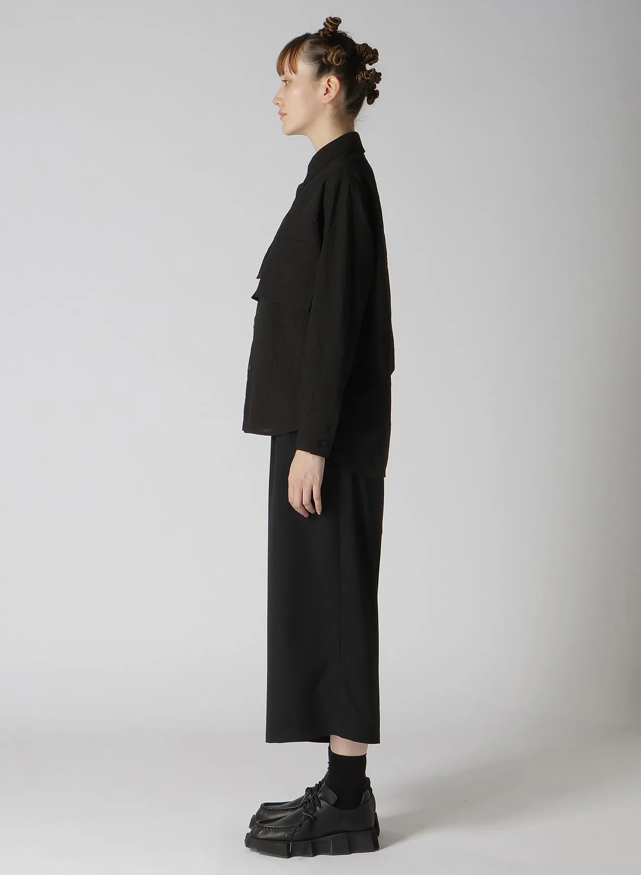 WASHER TYPEWRITER RAIN COAT LIKE SHIRT sold by Yohji Yamamoto product image thumbnail 5