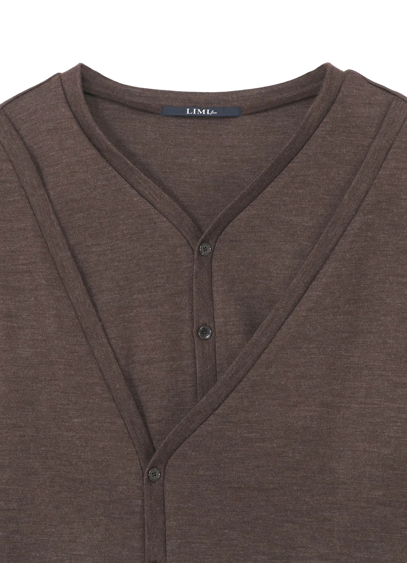 WOOL LAYERED LONG CARDIGAN sold by Yohji Yamamoto product image thumbnail 4