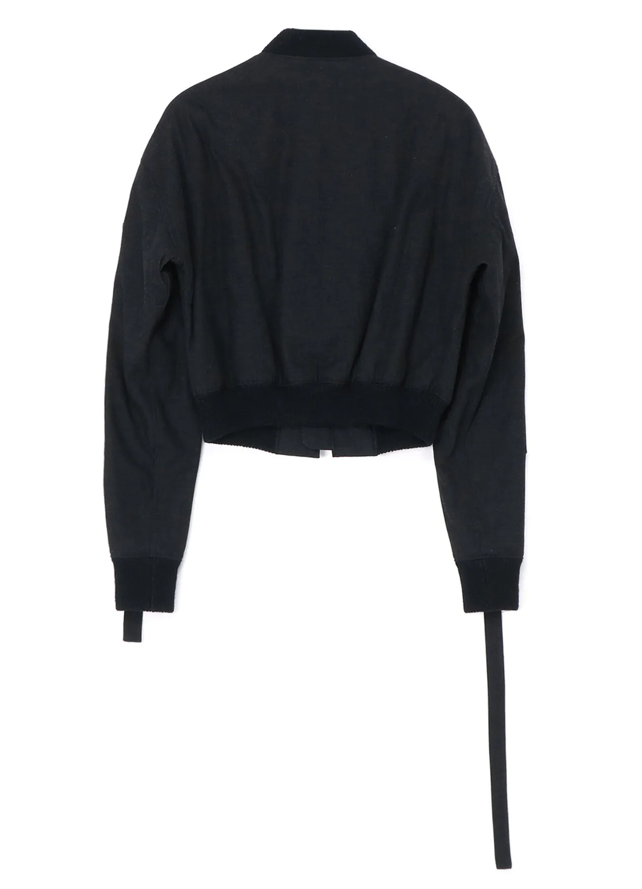 GRAY DENIM CROPPED BLOUSON sold by Yohji Yamamoto product image thumbnail 3