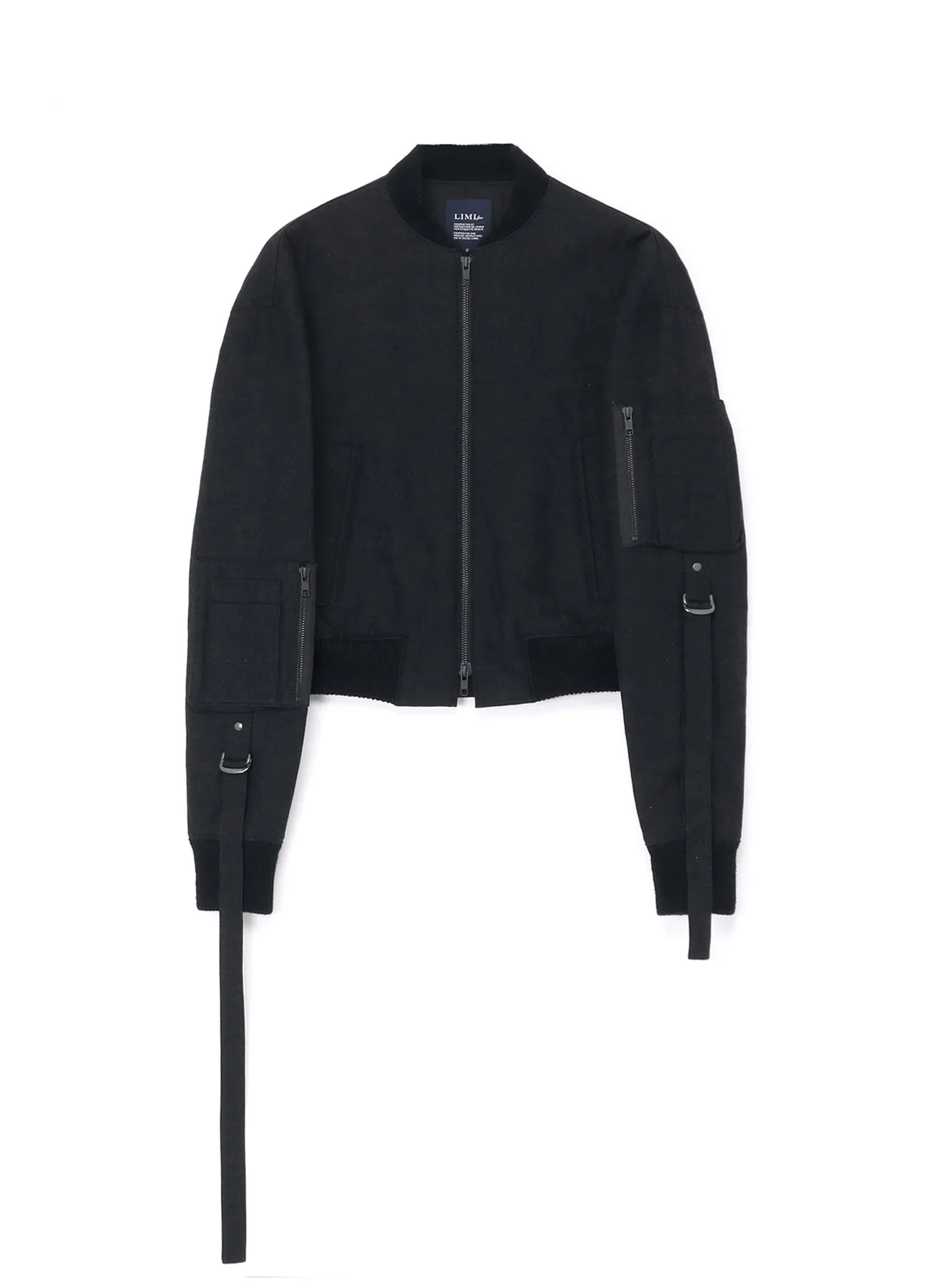 GRAY DENIM CROPPED BLOUSON sold by Yohji Yamamoto