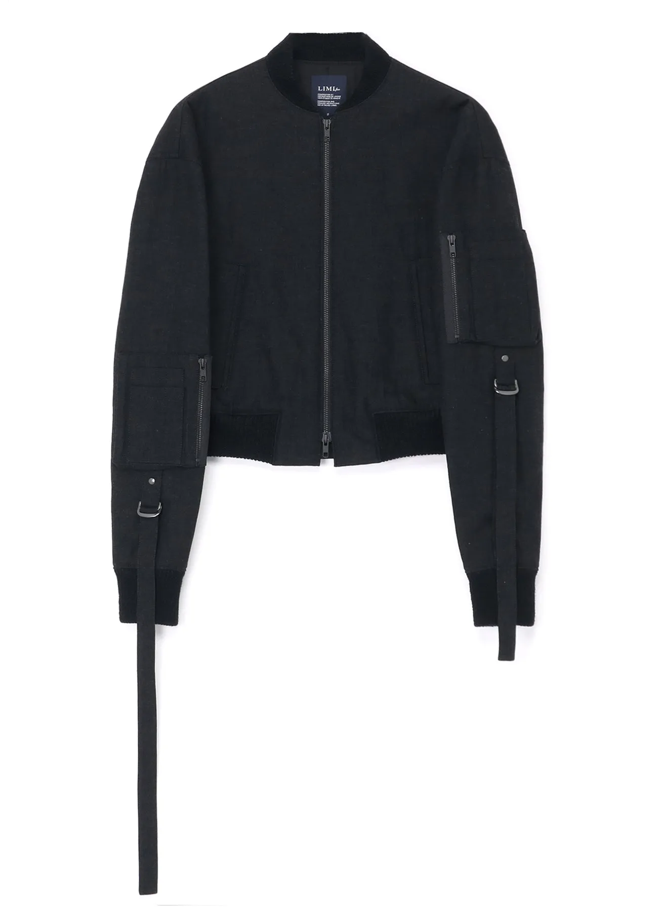 GRAY DENIM CROPPED BLOUSON sold by Yohji Yamamoto product image thumbnail 2