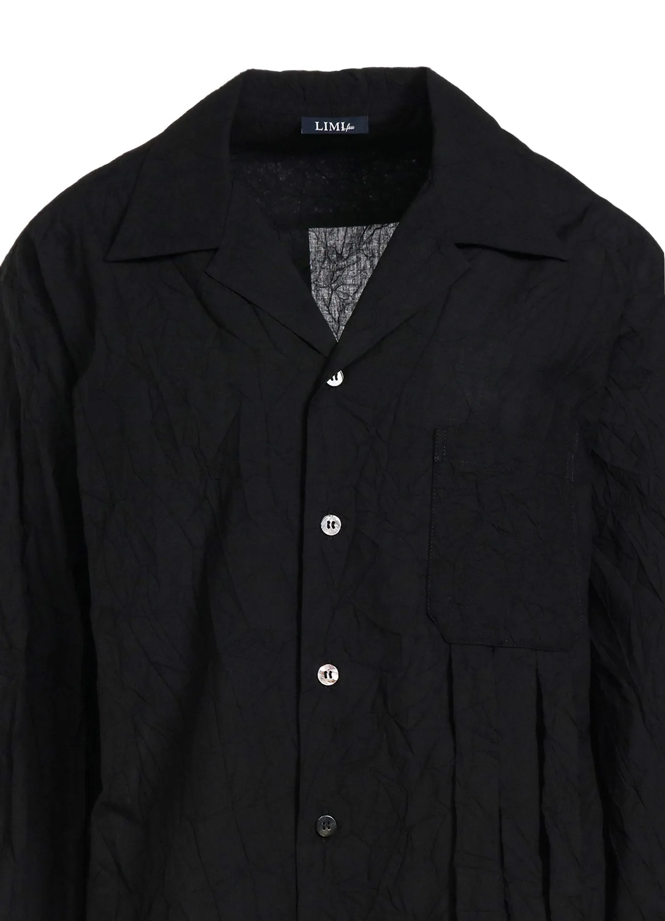 WASHER TYPEWRITER FRINGE SHIRT sold by Yohji Yamamoto product image thumbnail 5