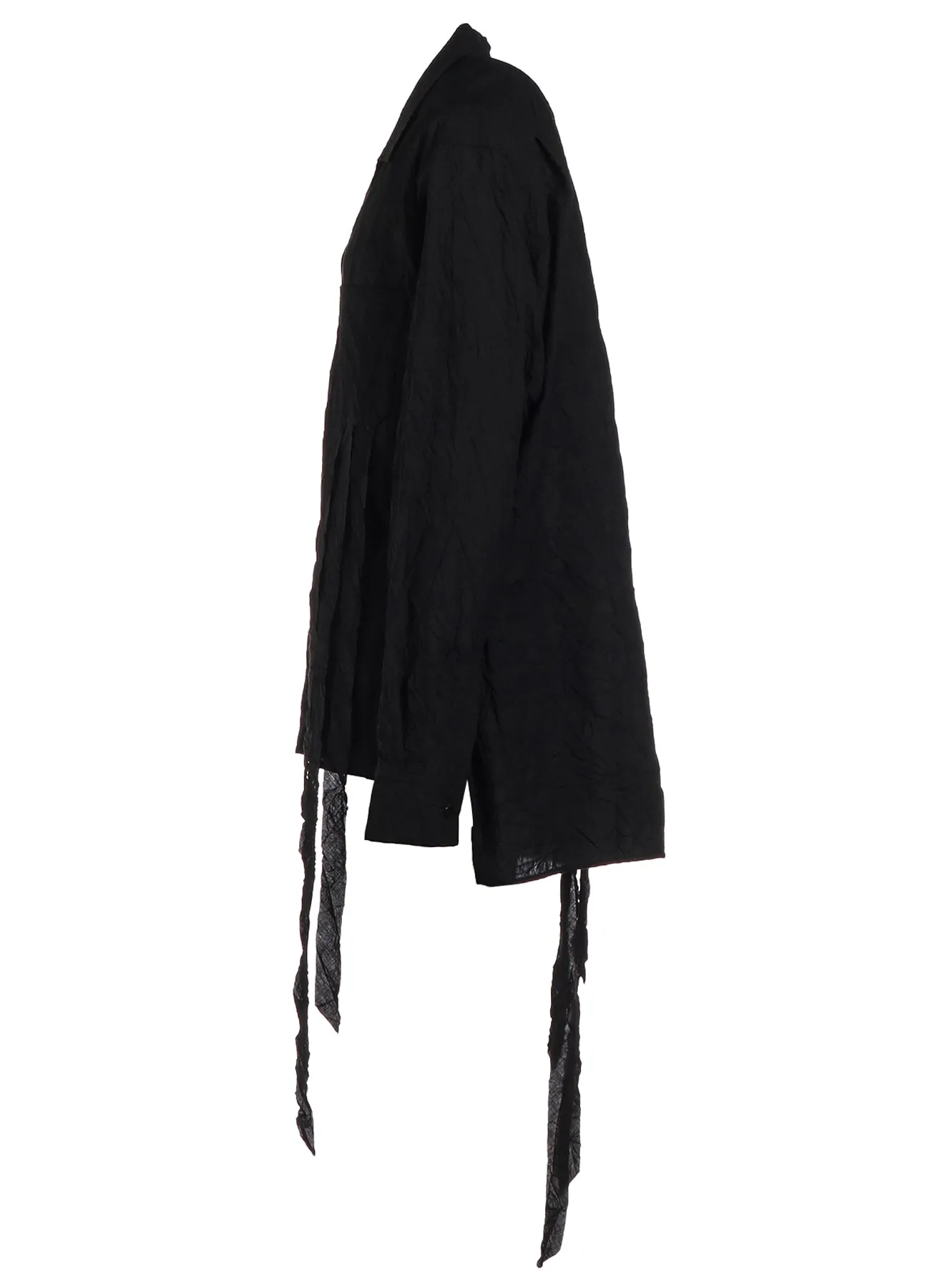 WASHER TYPEWRITER FRINGE SHIRT sold by Yohji Yamamoto product image thumbnail 3