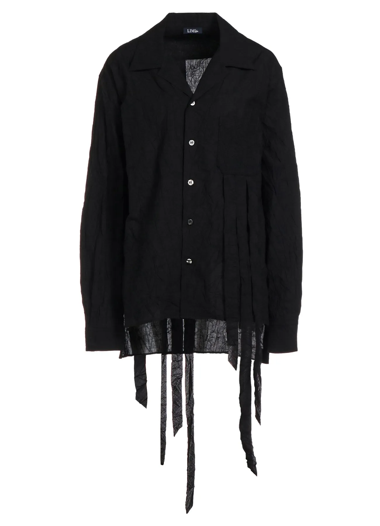 WASHER TYPEWRITER FRINGE SHIRT sold by Yohji Yamamoto product image thumbnail 2