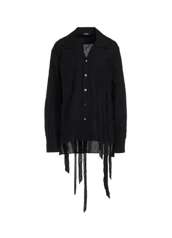 WASHER TYPEWRITER FRINGE SHIRT sold by Yohji Yamamoto