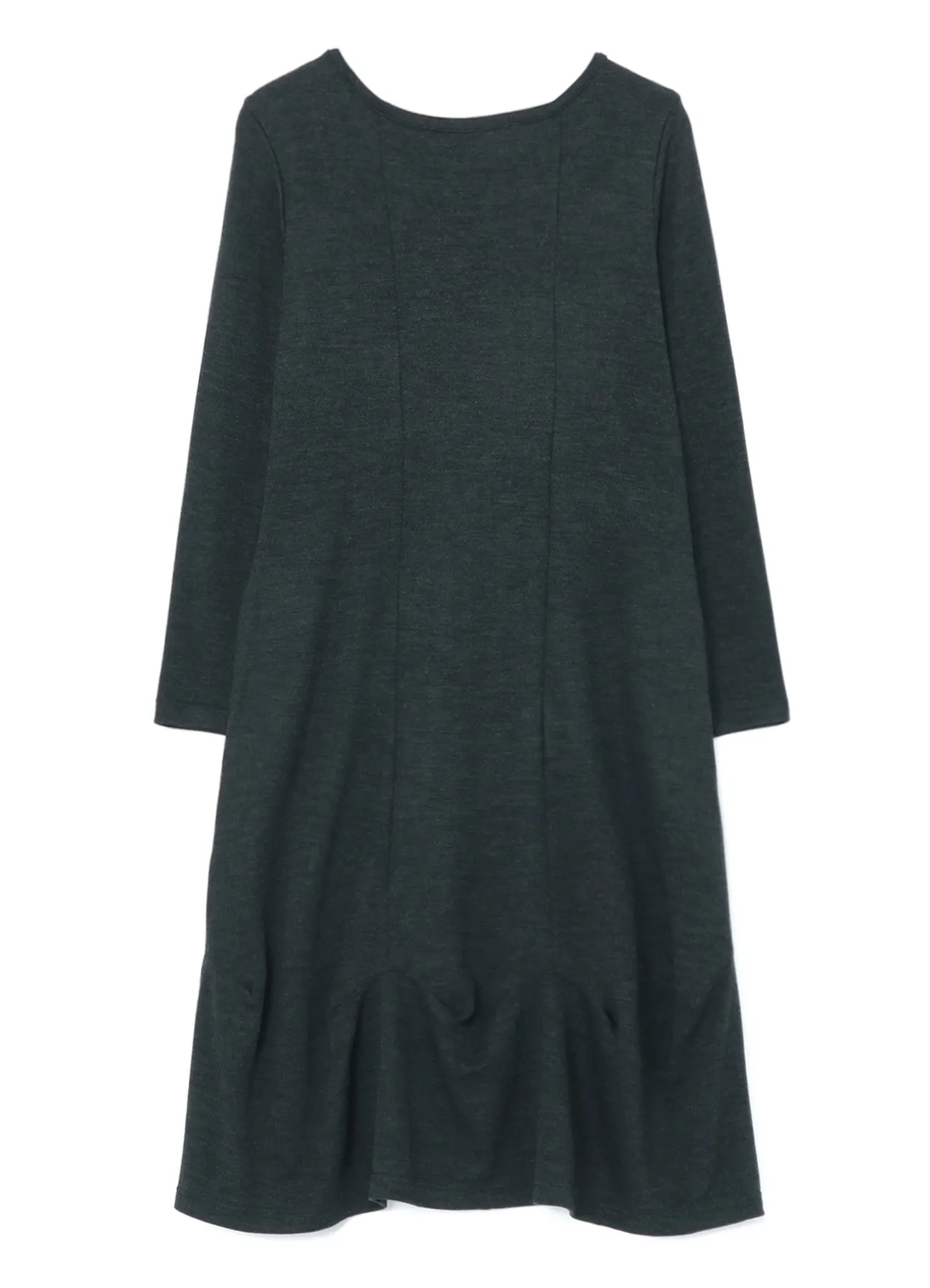 SOFT WOOL DRESS WITH DARTS sold by Yohji Yamamoto product image thumbnail 3