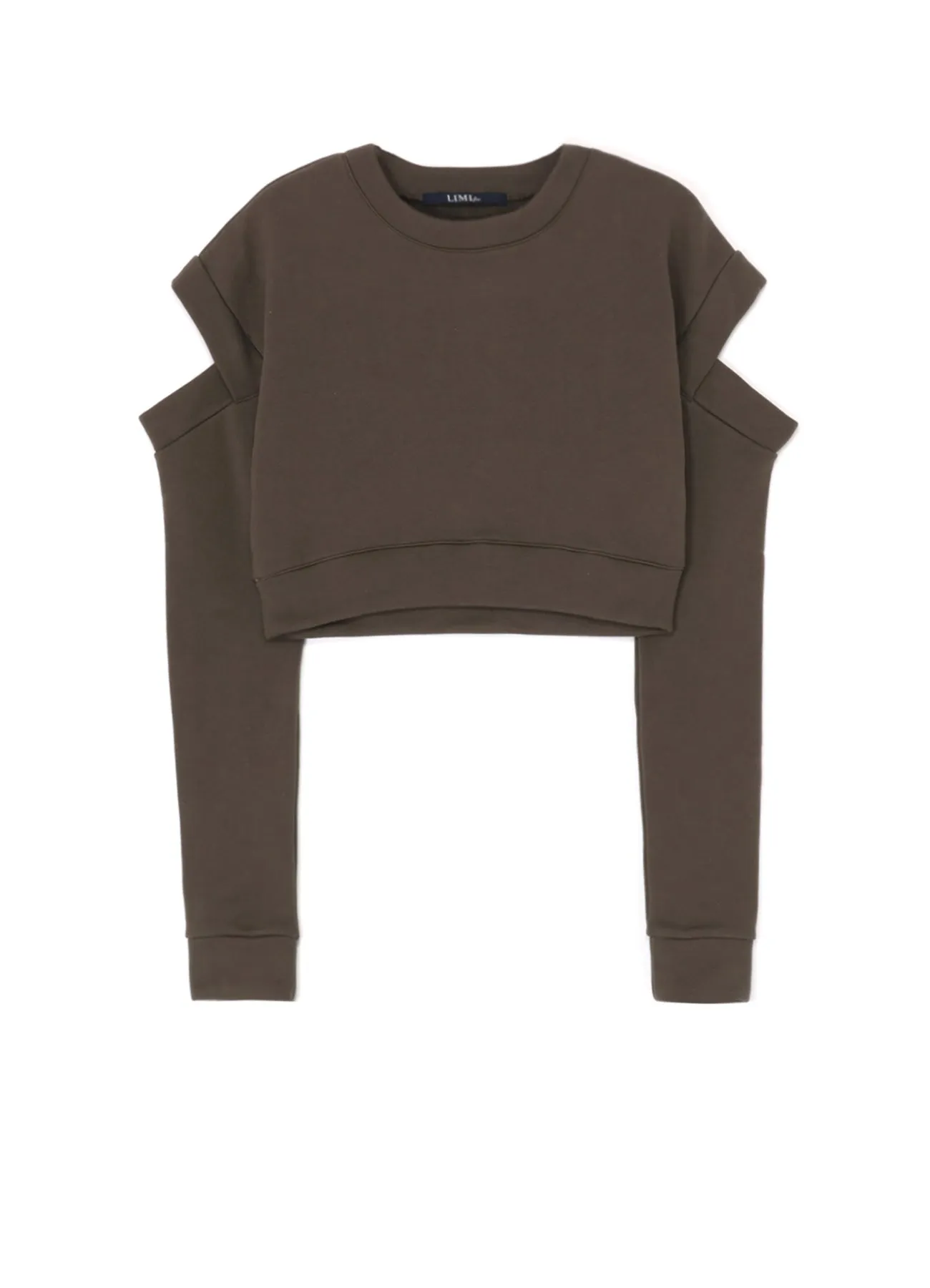 TIGHT FLEECE LINING SHORT PULLOVER WITH DESIGN SLEEVE sold by Yohji Yamamoto