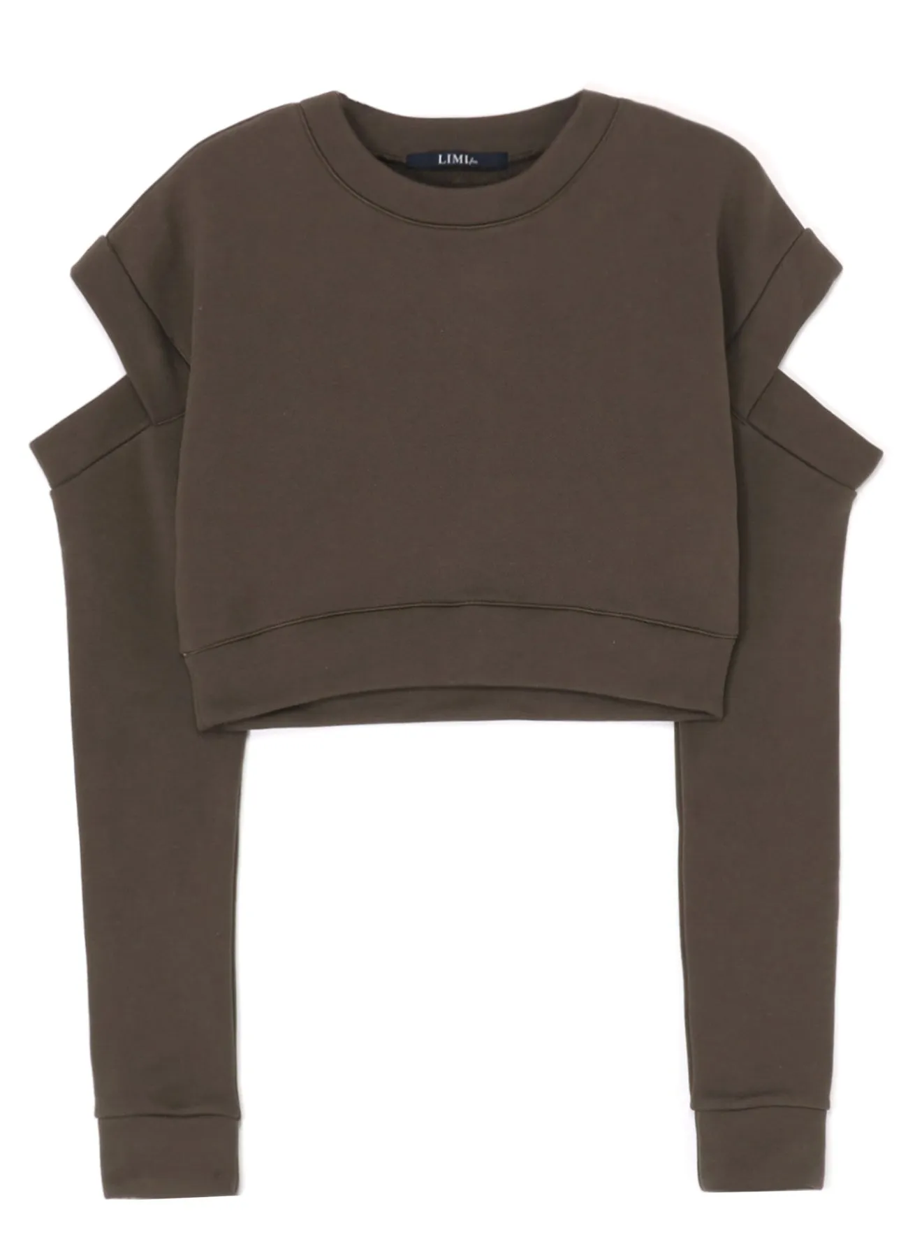 TIGHT FLEECE LINING SHORT PULLOVER WITH DESIGN SLEEVE sold by Yohji Yamamoto product image thumbnail 2