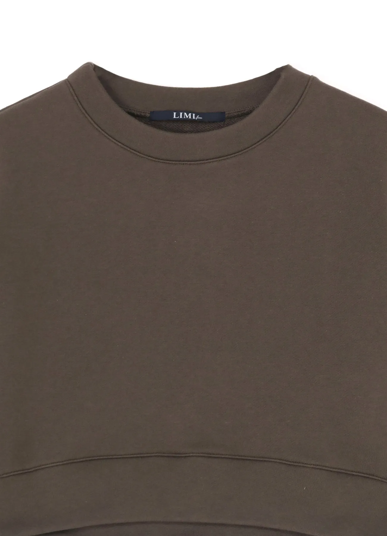 TIGHT FLEECE LINING SHORT PULLOVER WITH DESIGN SLEEVE sold by Yohji Yamamoto product image thumbnail 4