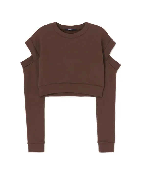 TIGHT FLEECE LINING SHORT PULLOVER WITH DESIGN SLEEVE sold by Yohji Yamamoto