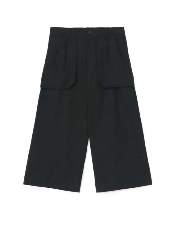 HIGH DENSITY COTTON PLEATED WIDE LEG PANTS sold by Yohji Yamamoto
