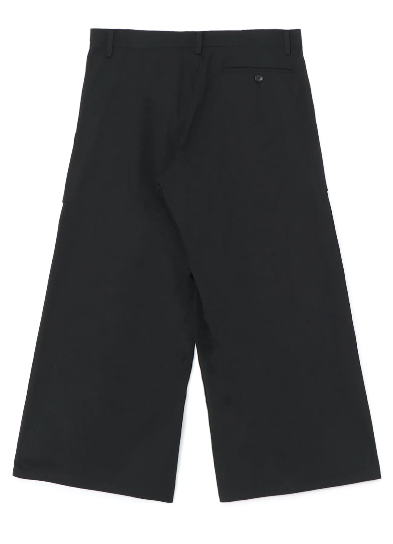 HIGH DENSITY COTTON PLEATED WIDE LEG PANTS sold by Yohji Yamamoto product image thumbnail 3
