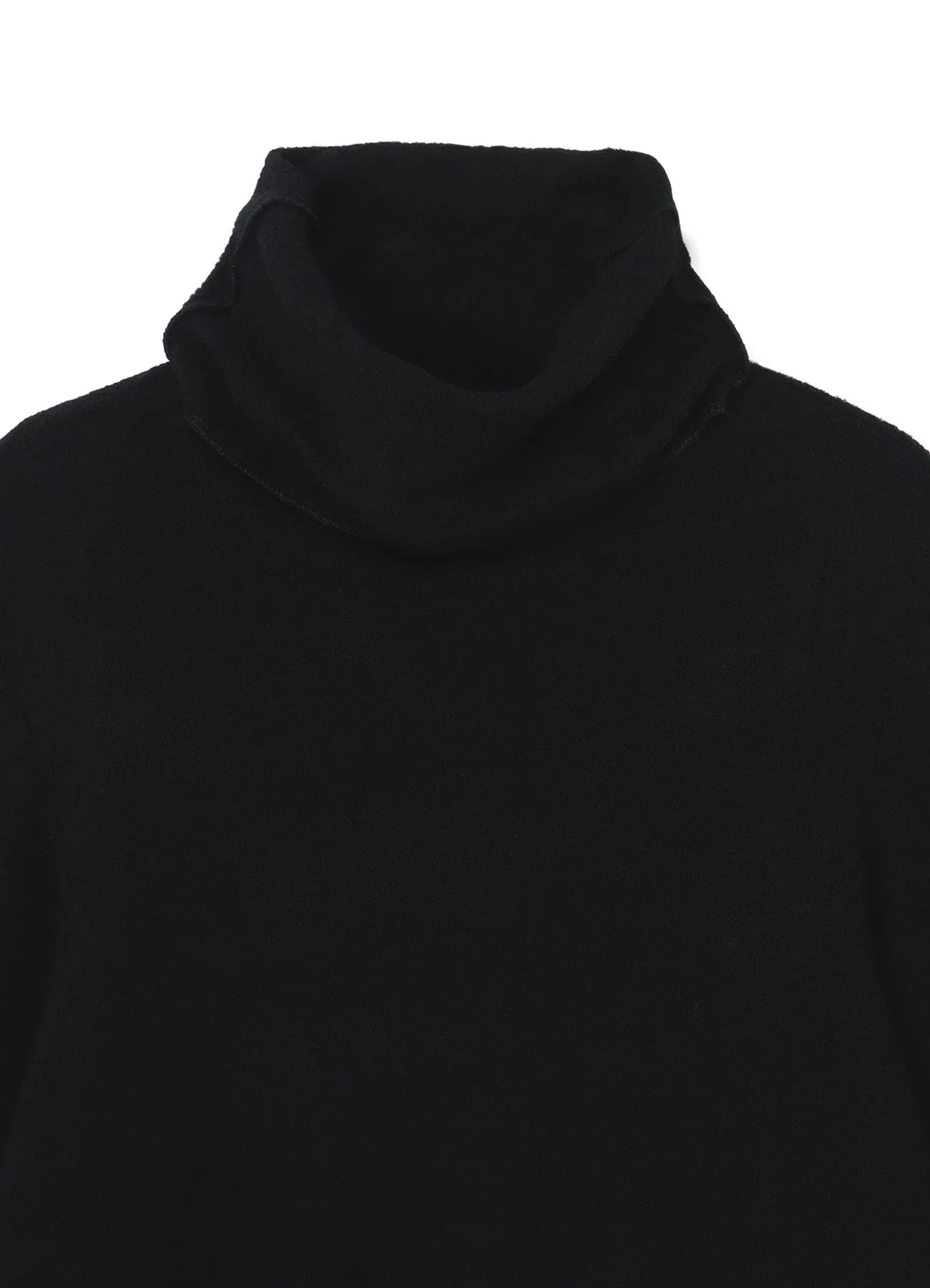 SOFT WOOL PILE PULLOVER DRESS WITH TURTLENECK sold by Yohji Yamamoto product image thumbnail 4