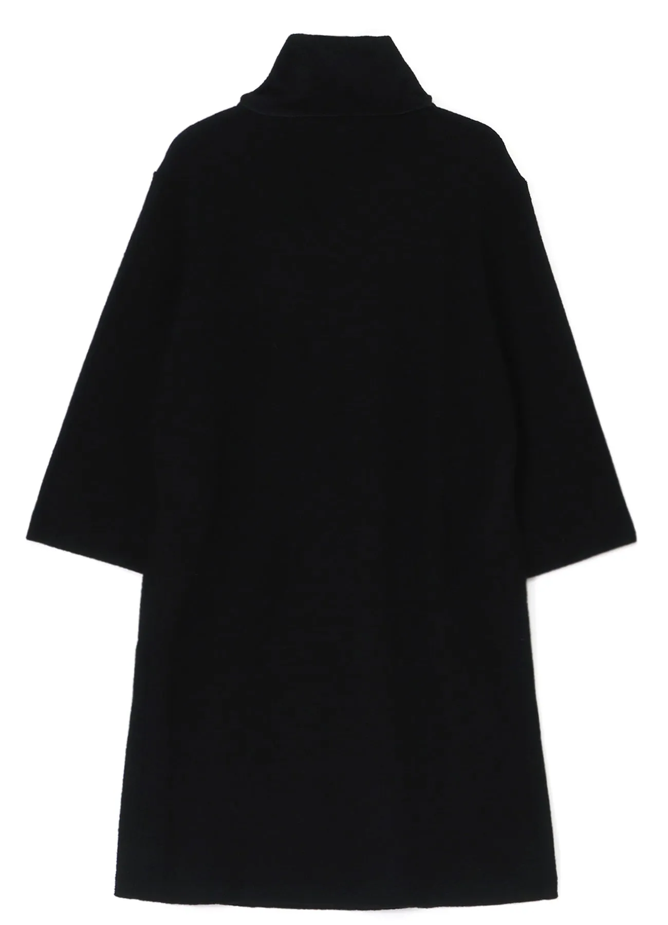 SOFT WOOL PILE PULLOVER DRESS WITH TURTLENECK sold by Yohji Yamamoto product image thumbnail 3