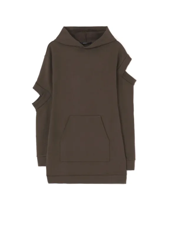 TIGHT FLEECE LINING PULLOVER WITH DESIGN SLEEVE sold by Yohji Yamamoto