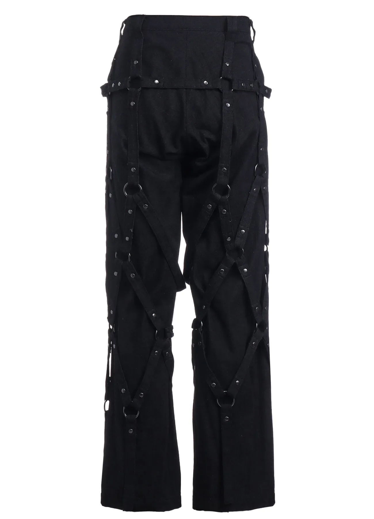 GRAY DENIM HARNESS PANTS sold by Yohji Yamamoto product image thumbnail 4
