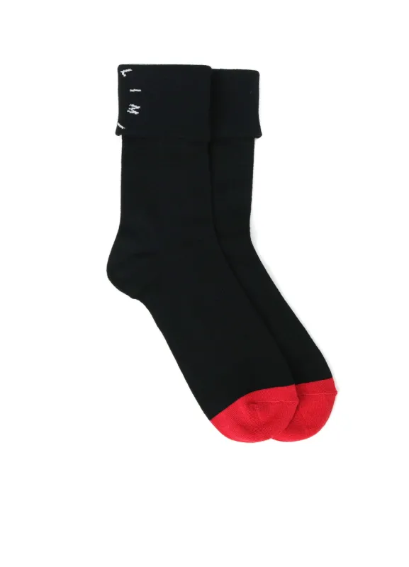 LIMI feu LOGO SOCKS sold by Yohji Yamamoto