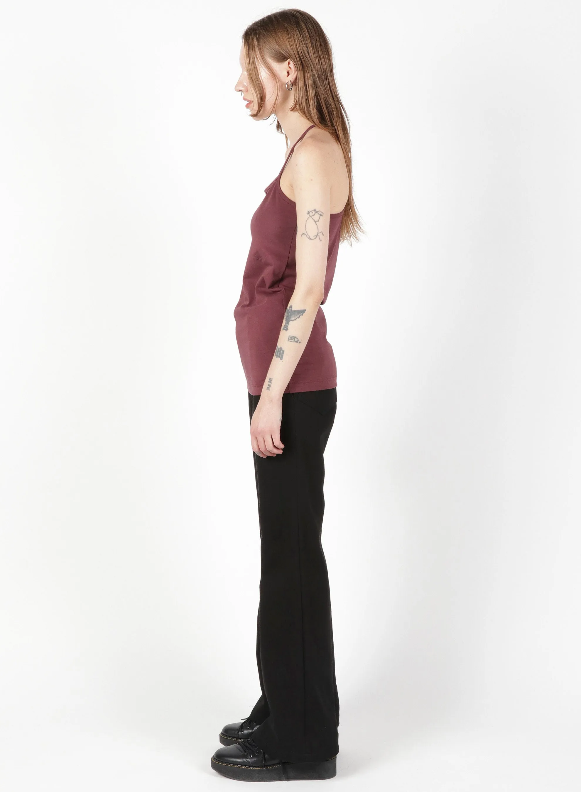 Cotton Colour Plain Stitch Camisole sold by Yohji Yamamoto product image thumbnail 5