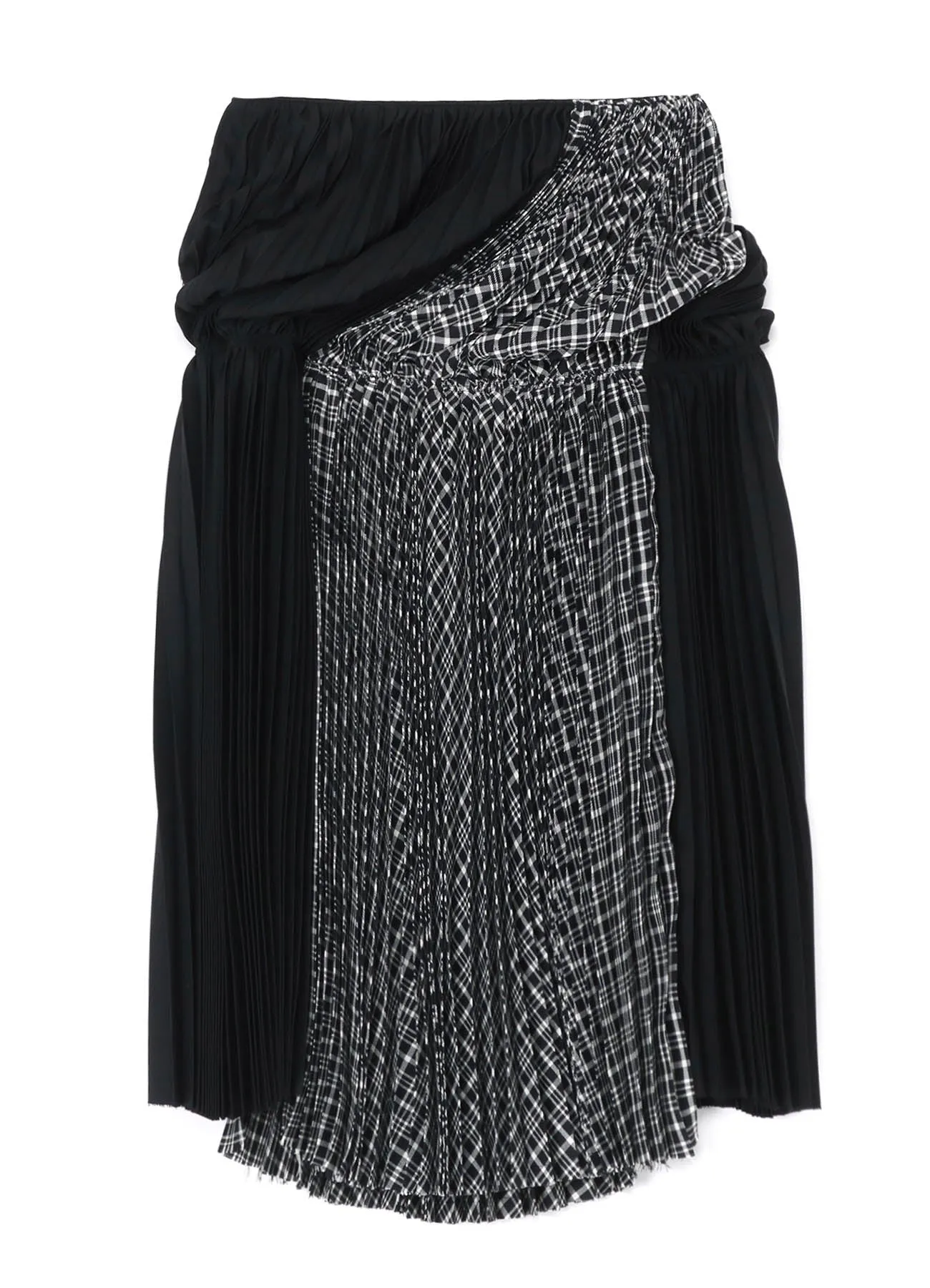 PLEATED SKIRT WITH TWISTED DESIGN sold by Yohji Yamamoto product image thumbnail 3