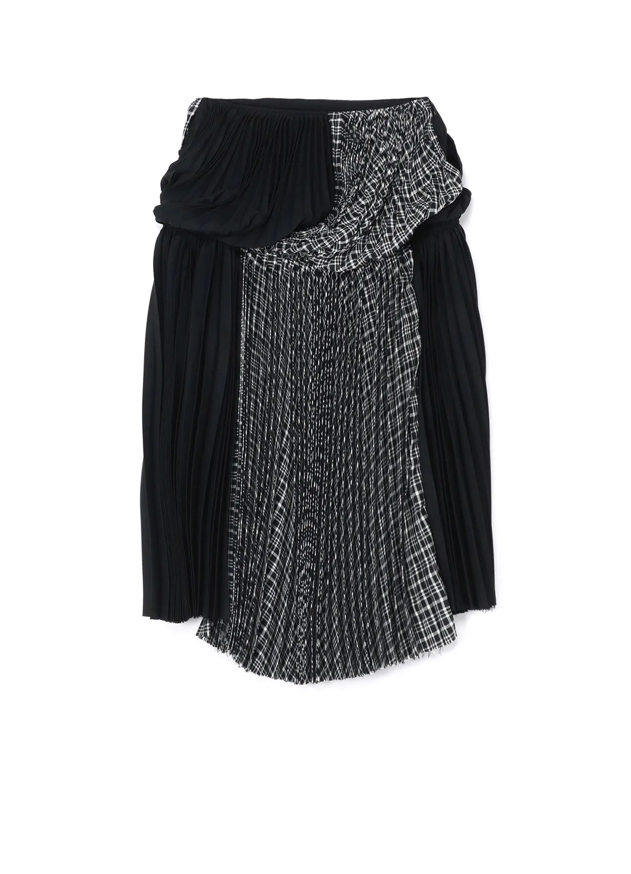 PLEATED SKIRT WITH TWISTED DESIGN sold by Yohji Yamamoto