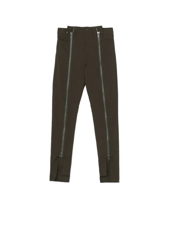 SLIM FIT PANTS WITH LEG ZIPPERS sold by Yohji Yamamoto