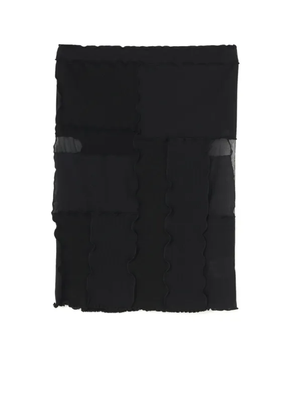 C/Pe Patchwork Tube Top sold by Yohji Yamamoto