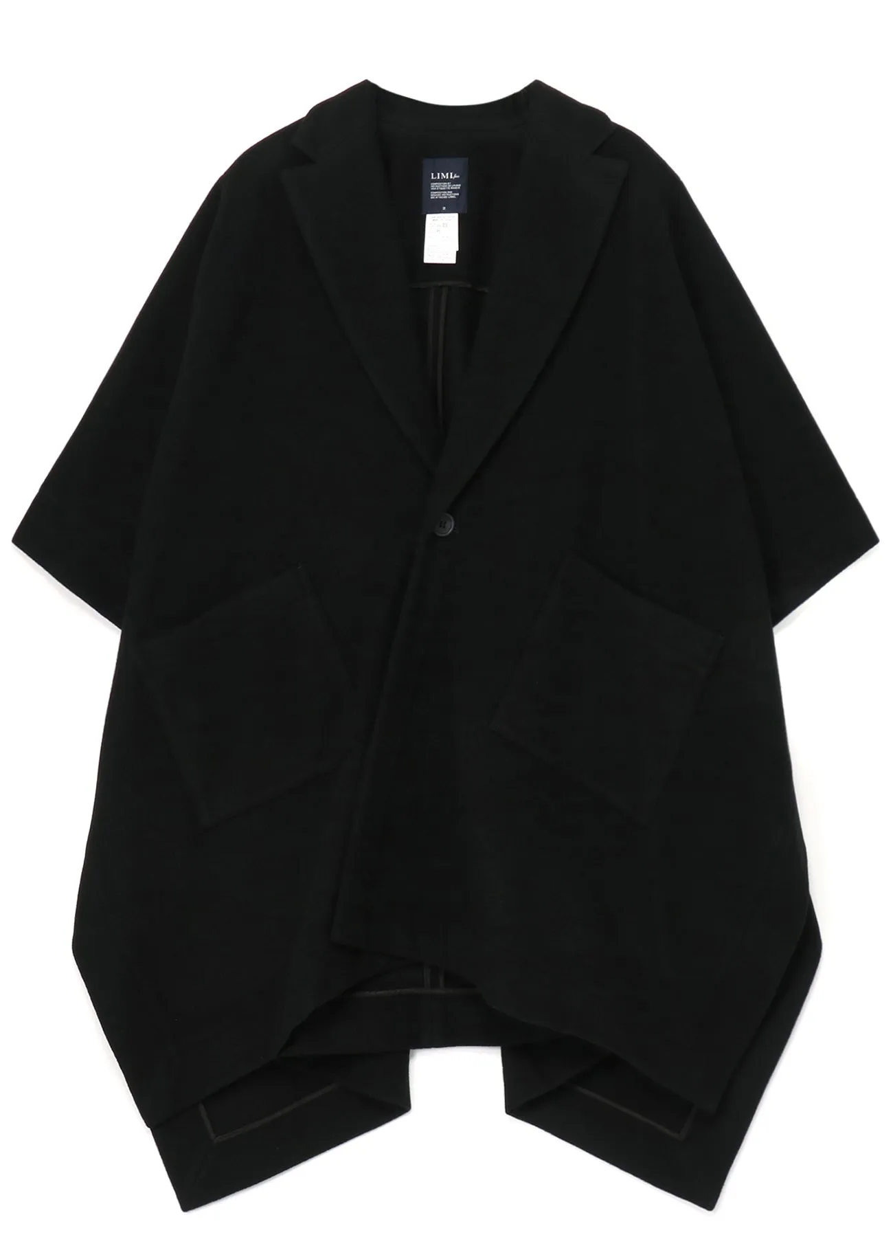 WOOL MOSSER CAPE COAT sold by Yohji Yamamoto product image thumbnail 2